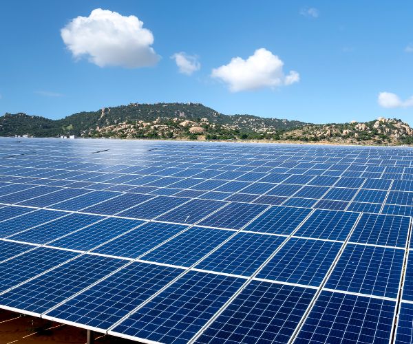 Nature Power Solar team installing solar panels for rural community development