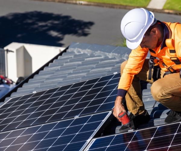 Government subsidy documentation and approval process for solar installations